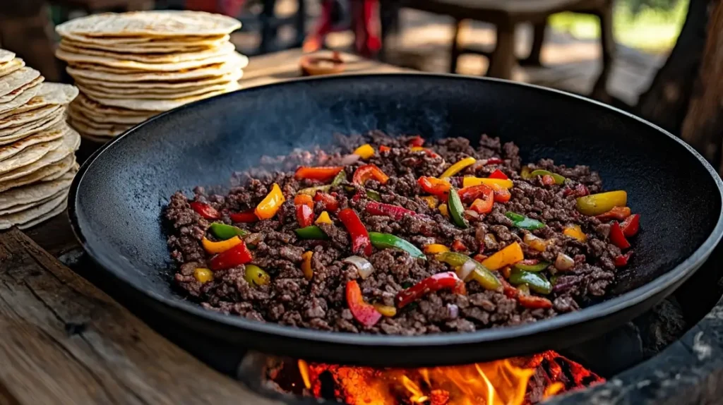 Authentic Mexican Discada Recipe – A Flavorful Meat Feast.