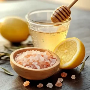 Himalayan pink salt for weight loss with honey