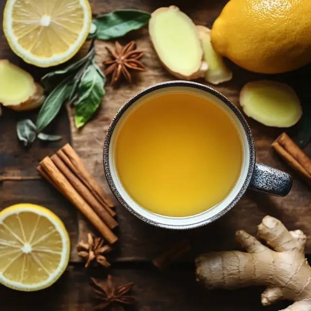 A cup of natural weight loss drink with fresh ingredients.