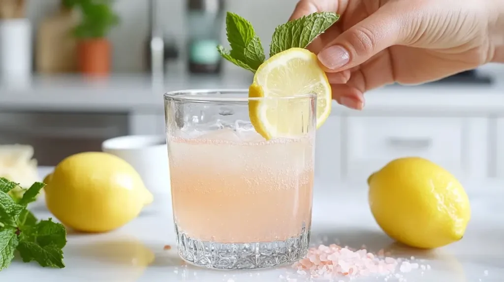 How to Make a Pink Himalayan Salt Detox Drink