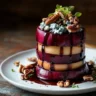 Fancy Roasted Beet & Blue Cheese Towers